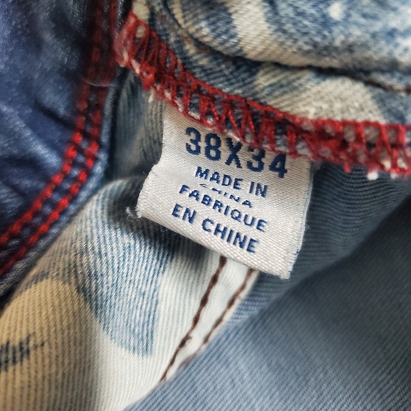 Tommy Bahama Jeans Men's 38x34 Blue Standard Classic Straight Cut Medium Wash - Picture 12 of 13